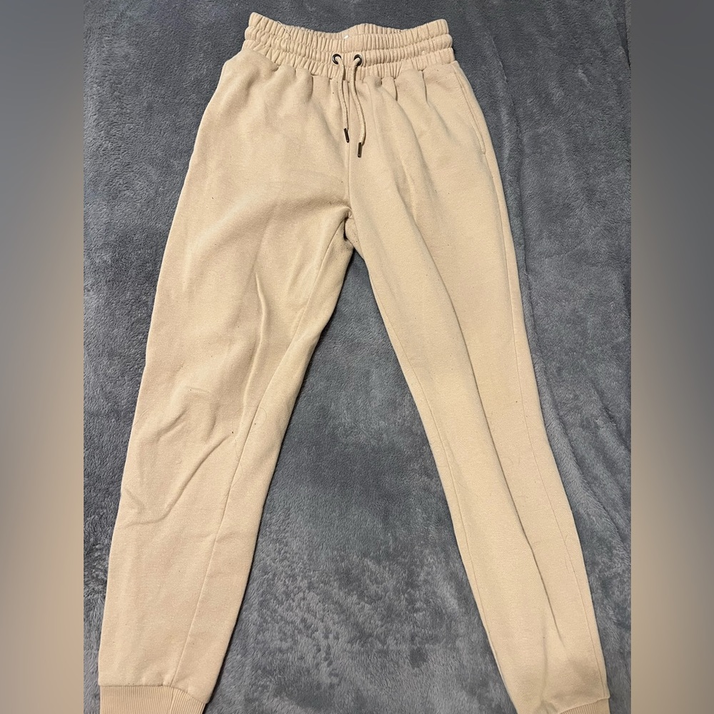 Cozy Beige Joggers
